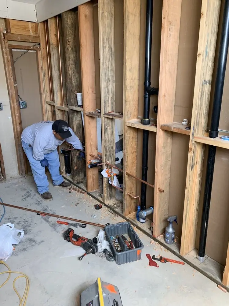 Commercial rough-in plumbing for Gas Line Repair in Randalia